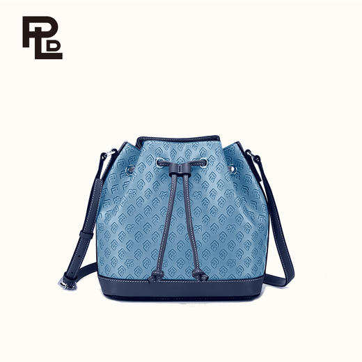 保兰德PLD东方雅奢45度老花经典系列单肩斜挎水桶包通勤必备女包 商品图2