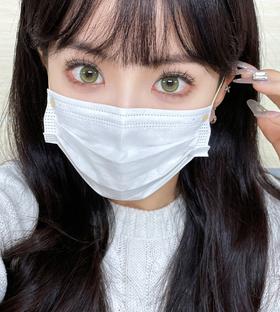 LEENSCOLOR美瞳 香菜棕绿 14.5mm