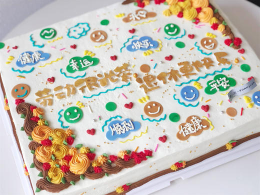 商务宴请 公司企业茶歇 多人聚会 超大尺寸方形蛋糕（提前三天预定） 商品图5