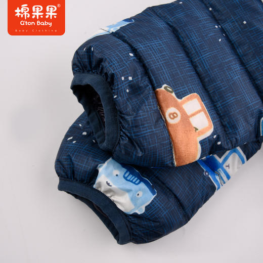 棉果果秋季新品男童防钻绒连帽爆款轻薄5A抗菌羽绒服M312102923458 商品图3