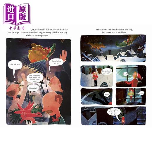 【中商原版】孩子们的玩具店David Litchfield Kid Christmas Of The Claus Brothers Toy Shop英文原版 儿童绘本 故事图画书 商品图2