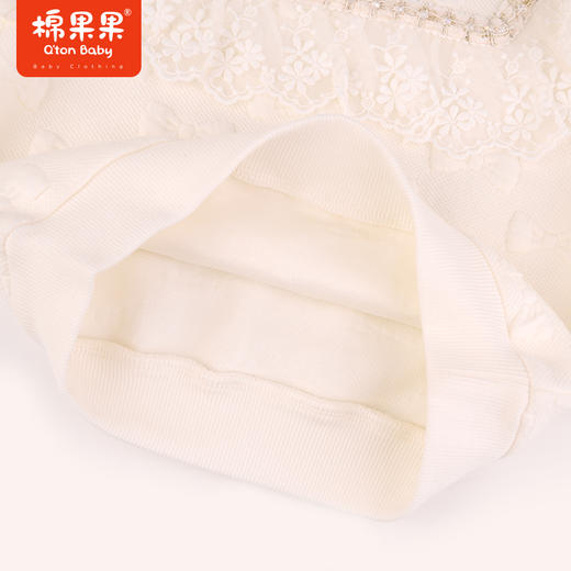 棉果果秋季新品女童洋气公主风干净空气层圆领卫衣M322180623434 商品图4