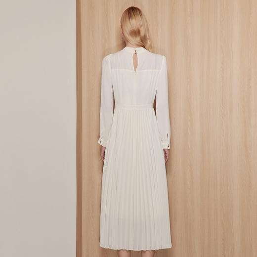 EITIE爱特爱秋季新款长袖优雅显瘦连衣裙7107804 商品图4