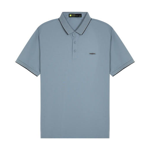 【秒杀专属】HX 夏季翻领短袖T恤桑蚕丝Y102320303101/02POLO杉 商品图3