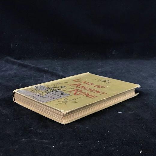 1887年 麦考莱勋爵《古罗马谣曲集》 41幅精美插图 漆布精装32开 商品图1