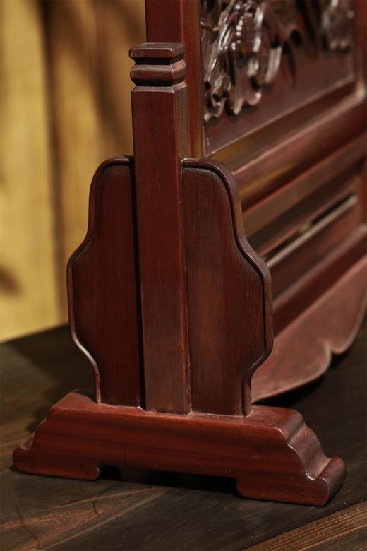 荷蟹图1°明式简座插屏 商品图8