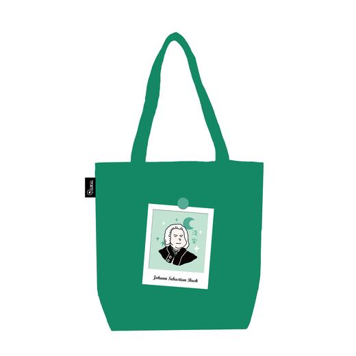 新版 带内袋 2021年上海音乐出版社 音乐家Q版可爱风格文创帆布包布袋环保袋 扫码可听音乐 巴赫肖邦贝多芬车尔尼莫扎特 商品图1