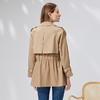 EITIE爱特爱秋季新款束腰优雅纯色显瘦风衣7104805 商品缩略图4