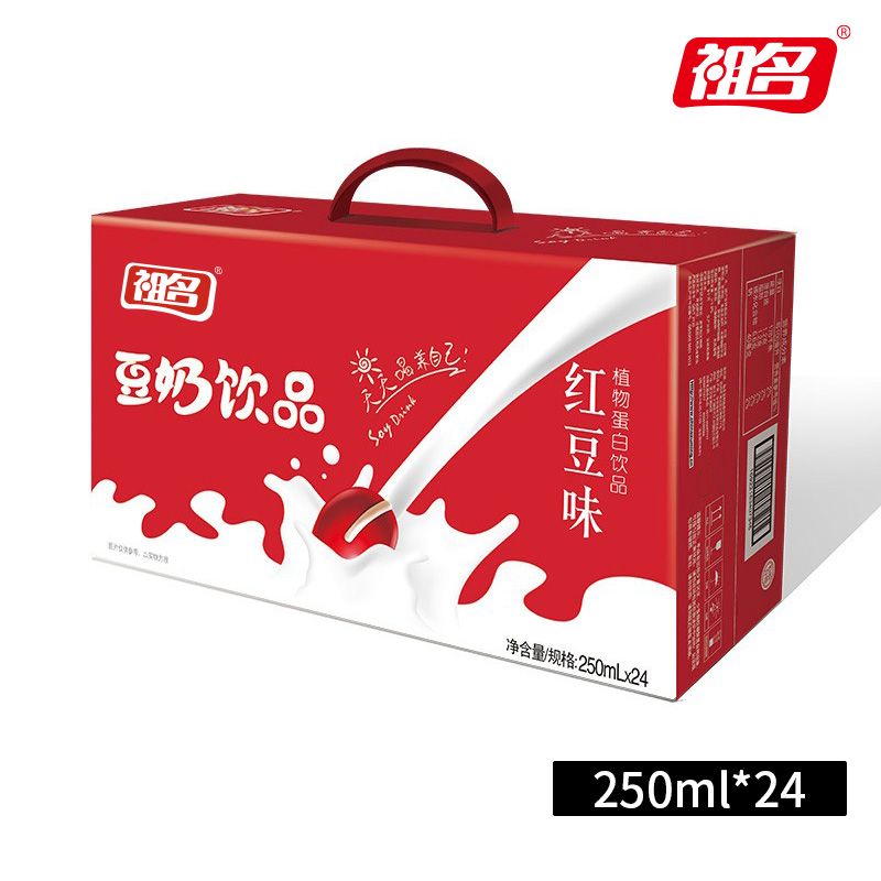 祖名 红豆味豆奶250ml
