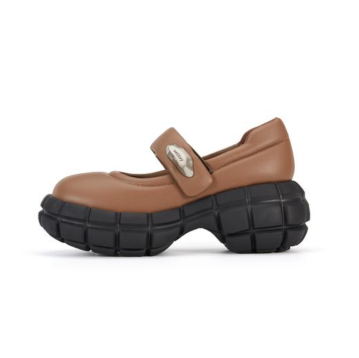 westory2023秋季新款简约大方玛丽珍百搭厚底时尚单鞋W23CE73221 商品图2