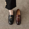 乐福鞋时尚中跟女鞋，粗跟圆头深口四季单鞋YX-A966 商品缩略图2