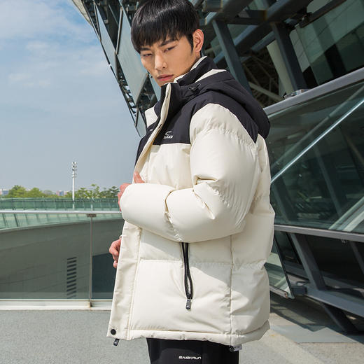 【跑步系列 拼接撞色反光LOGO】赛琪男士羽绒服253773 商品图2