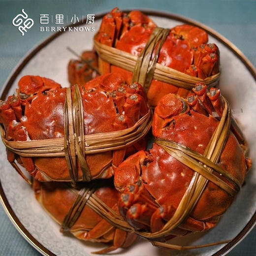 六月黄大闸蟹 壳薄 肉满 黃满 鲜活 饕餮行家钦点 米其林级别 高邮湖跑鲜世家传人亲自捕捞和品控|百里食 商品图2