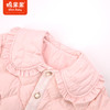 棉果果秋季新品女童百搭洋气翻领防钻绒抗菌羽绒外套5A抗菌羽绒服M322102923404 商品缩略图3