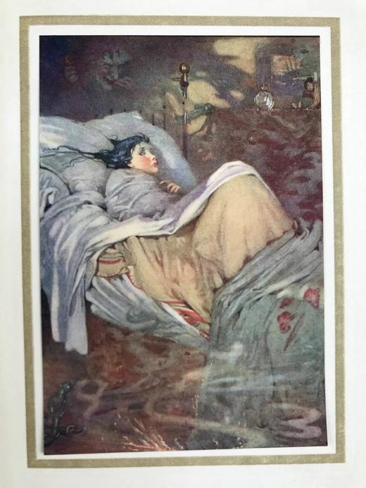 1913年 孩童诗歌集 8幅彩色手工贴图大量黑白插图 漆布精装32开 商品图10