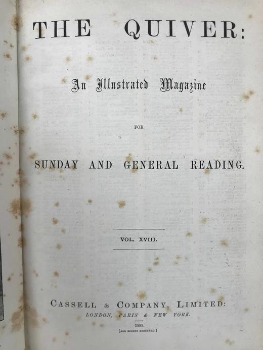 1883年 箭囊杂志 数百幅插图 真皮精装16开 商品图3