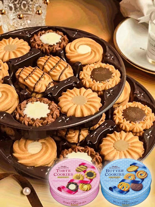 波路梦什锦黄油味曲奇饼干礼盒蓝色297g 商品图2