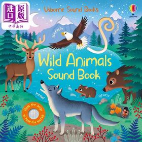 【中商原版】发声书:野生动物Wild Animals Sound Book英文原版 儿童纸板书 科学自然绘本动物知识图画书精品发声书亲子童书