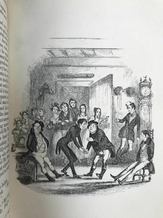 工坊特装本！1890年 狄更斯《匹克威客俱乐部》 43幅插图 全真皮精装32开 商品图10
