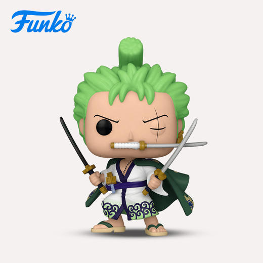 Funko POP! One Piece Roronoa Zoro 日漫海贼王 罗罗诺亚索隆公仔手办摆件 54462 商品图0