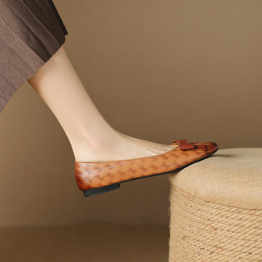 时尚个性，柔软懒人浅口单鞋DPJ-9871 商品图8