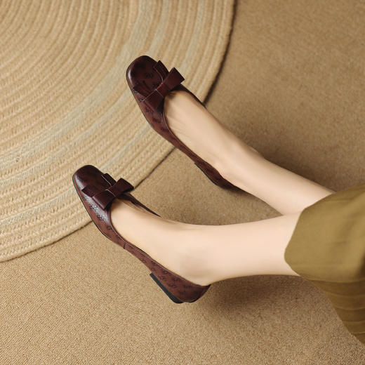 时尚个性，柔软懒人浅口单鞋DPJ-9871 商品图5