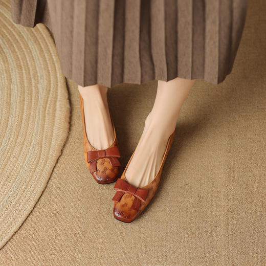 时尚个性，柔软懒人浅口单鞋DPJ-9871 商品图10