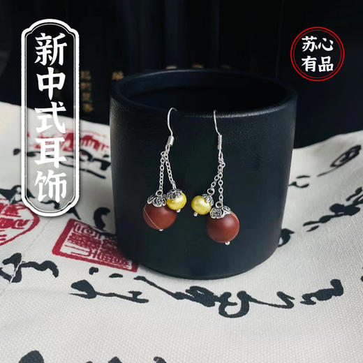新中式耳饰耳环耳钩 商品图0