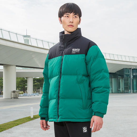 【生活系列  撞色拼接字母印花】赛琪男士羽绒服253795 商品图4