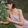 ZEGL设计师春夏缤纷系列爱心人造珍珠项链女轻奢高级感复古锁骨链 商品缩略图2