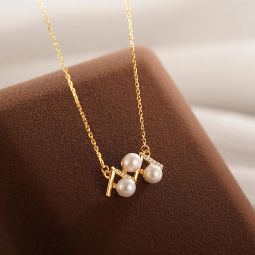 子佩集S925银珍珠套链项链【JYZTL030】镀金2307 商品图0