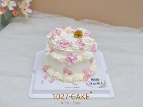 1027CAKE |  裱花蛋糕 刮刀花蛋糕