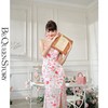 BeQueenStory【甜岛玫瑰】法式印花显瘦精致珠链吊带连衣裙2023新款 商品缩略图2