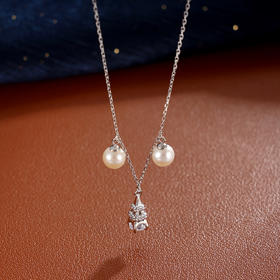 子佩集S925银珍珠套链项链【JYZTL039】银2307