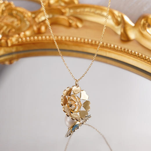 子佩集S925银珍珠套链项链【XXTL119】镀金2307 商品图1