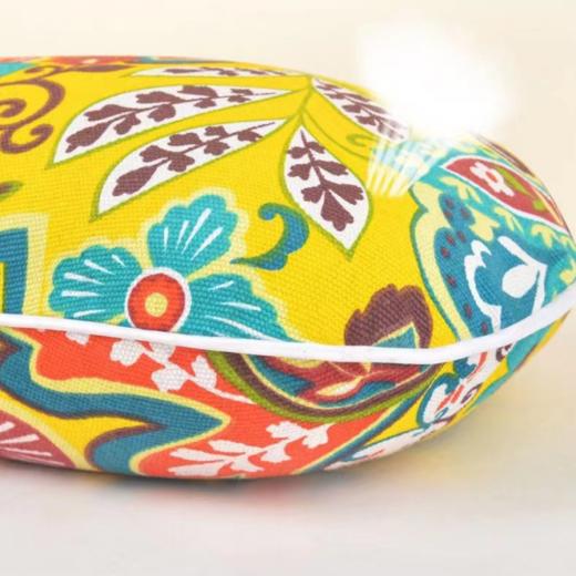 【家用多功能！冰丝粗布护颈 艾草骨头枕】 舒适亲肤透气，艾草填充艾草浓郁，气味芳香舒适好眠，人体工学设计，艾灸颈椎枕 艾灸颈椎特价清仓 商品图3