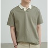 【穿上帅气迷人❗️韩版宽松POLO衫男潮牌】舒适柔软亲肤透气，款式宽松不束缚，百搭，显瘦显高显气质凸显温柔，夏季短袖半袖针织上衣痞帅翻领t恤男潮男士父亲节礼物新年礼盒年货礼盒 商品缩略图1