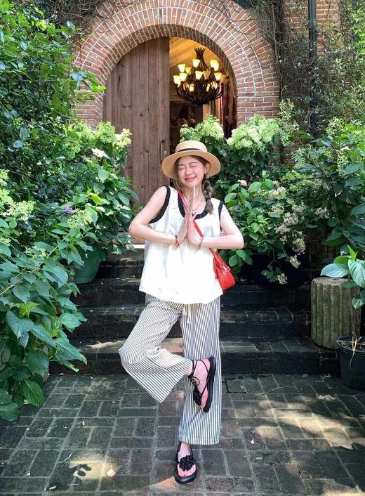 搬工作室大清仓‼️chaege小香风纯棉背心 不tui换 商品图2