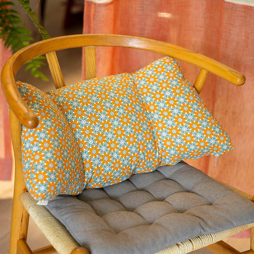 太阳花系列蝴蝶护腰枕办公室腰枕靠背久坐靠枕软包 商品图0