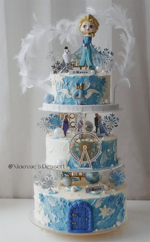 爱莎蛋糕（三层蛋糕，价格非标价，具体请私信客服） 商品图1