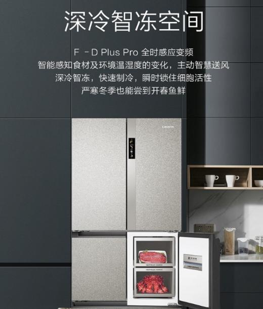 卡萨帝520升多门冰箱 风冷无霜零距离自由嵌入式电冰箱家用BCD-520WLCFPM4G5U1 商品图6