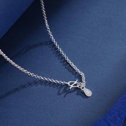 子佩集S990银【天作之合】套链项链【MXTL001】花丝双鱼多流苏2307 商品图6