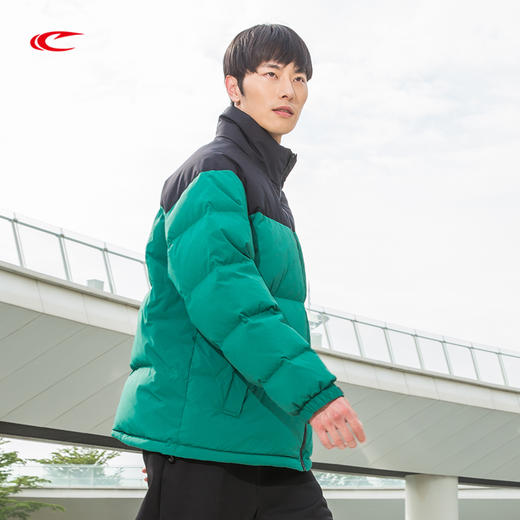 【生活系列  撞色拼接字母印花】赛琪男士羽绒服253795 商品图0