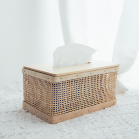 画乡壹号-手工藤纸巾盒