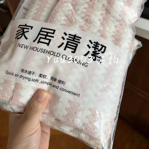 5条一包！加大加厚洗碗厨房抹布，擦手抹布。沾油好清洗带挂绳，包边，不易掉毛 商品图10