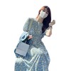 「清新小碎花设计」2023夏季连衣裙新款洋气甜美温柔风气质碎花泡泡袖中长裙子 商品缩略图4