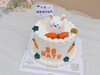 1027CAKE |  复古ins风 可爱款 立体兔兔 周岁 满月 商品缩略图1