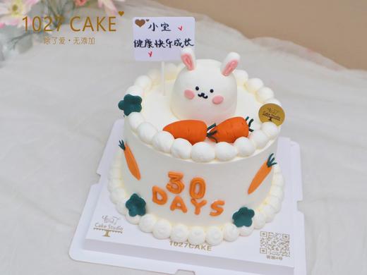 1027CAKE |  复古ins风 可爱款 立体兔兔 周岁 满月 商品图1
