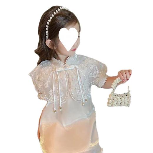 【新款时髦！夏季宝宝公主裙】女童夏季连衣裙，2023新款时髦宝宝公主裙，夏装旗袍，女孩汉服，儿童裙子-QQ 商品图4