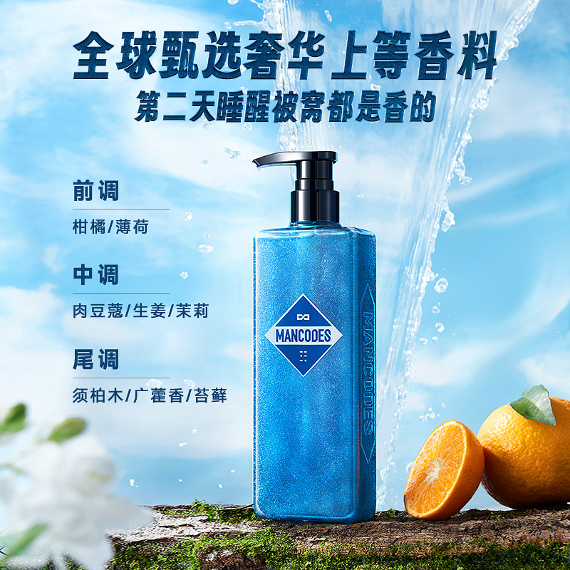 【左颜右色】星空鎏金香水沐浴露 持久留香